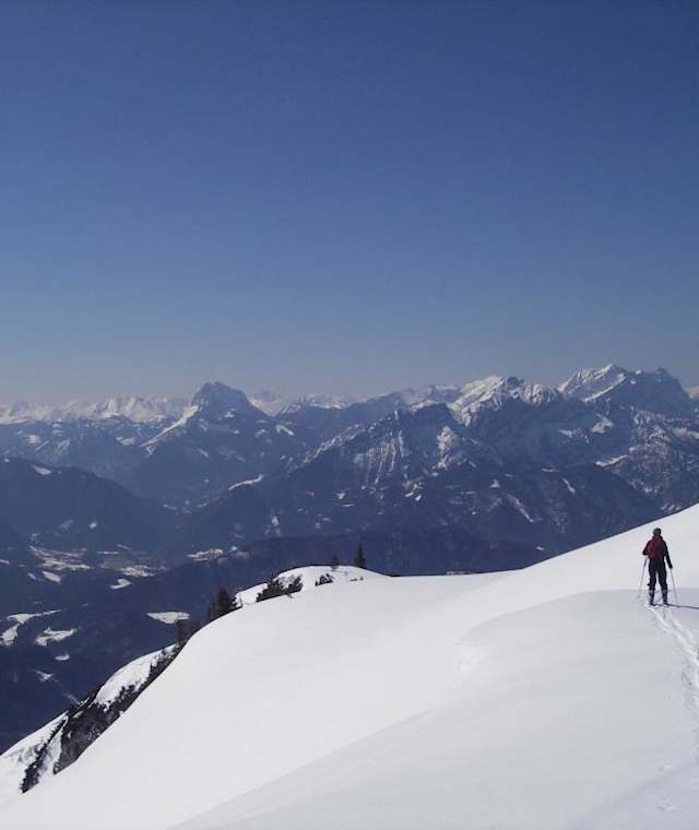 Am Gamssteingrat Blick zum Lugauer