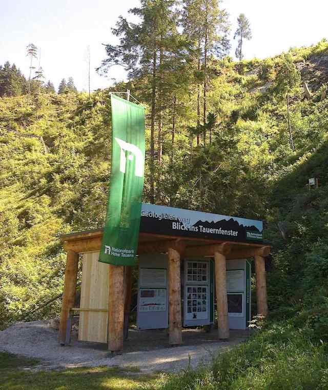 Der Geologielehrweg "Blick ins Tauernfenster"