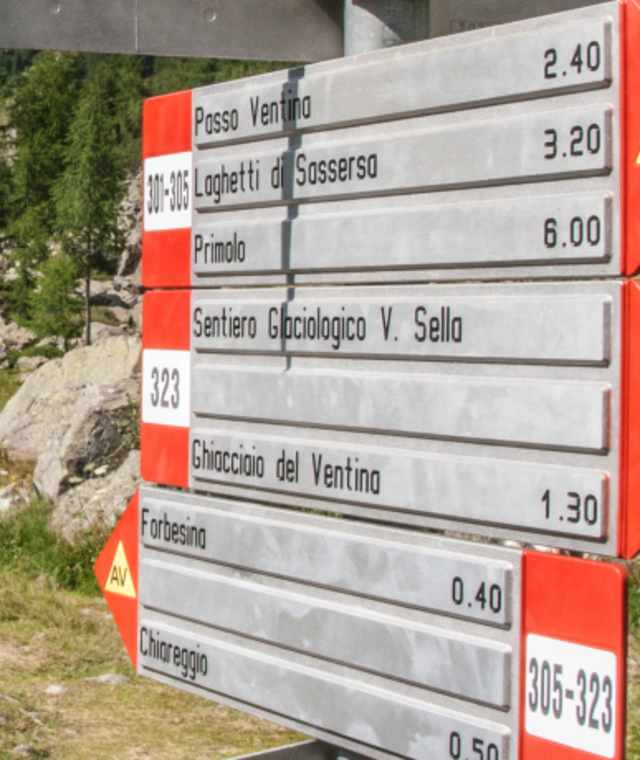 Aufstieg zur Gerli-Porro-Hütte