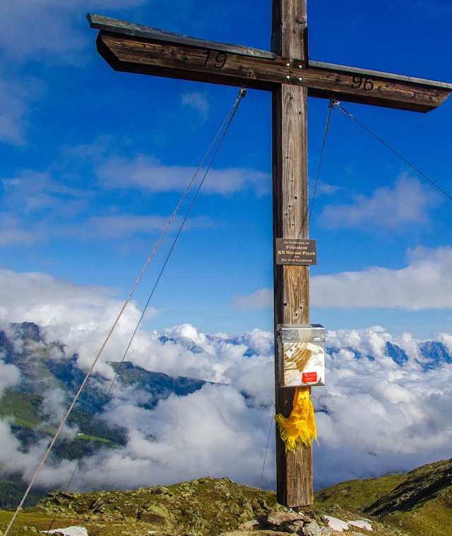 Gipfelkreuz am Schaflegerkogel