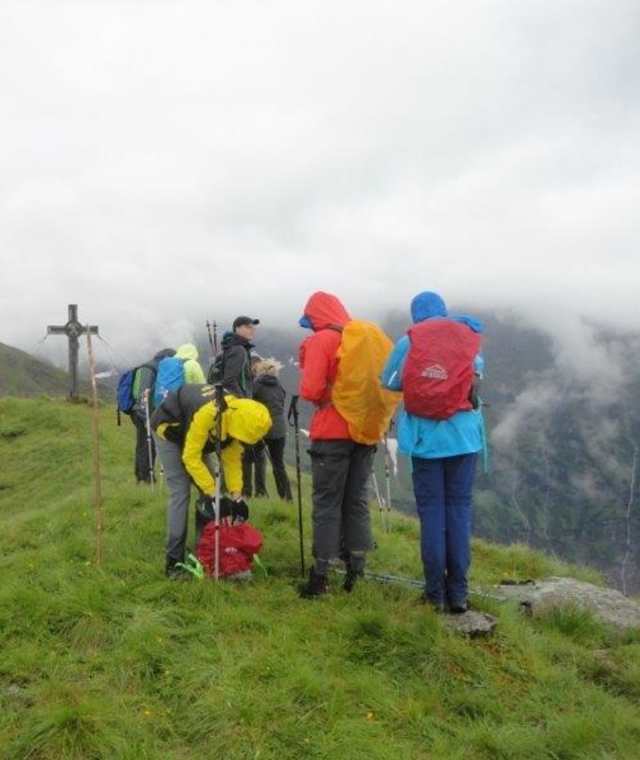 Gipfelkreuz am Brentling