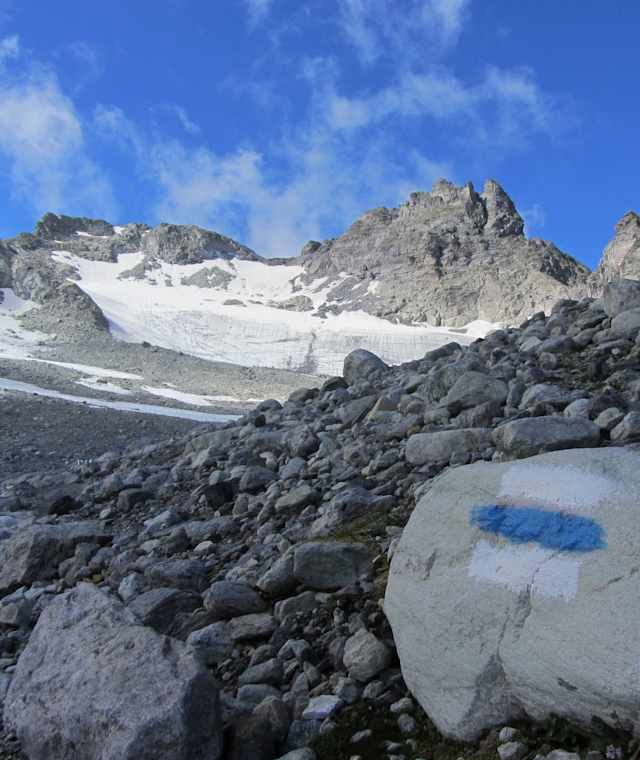 Route auf den Pizolgipfel