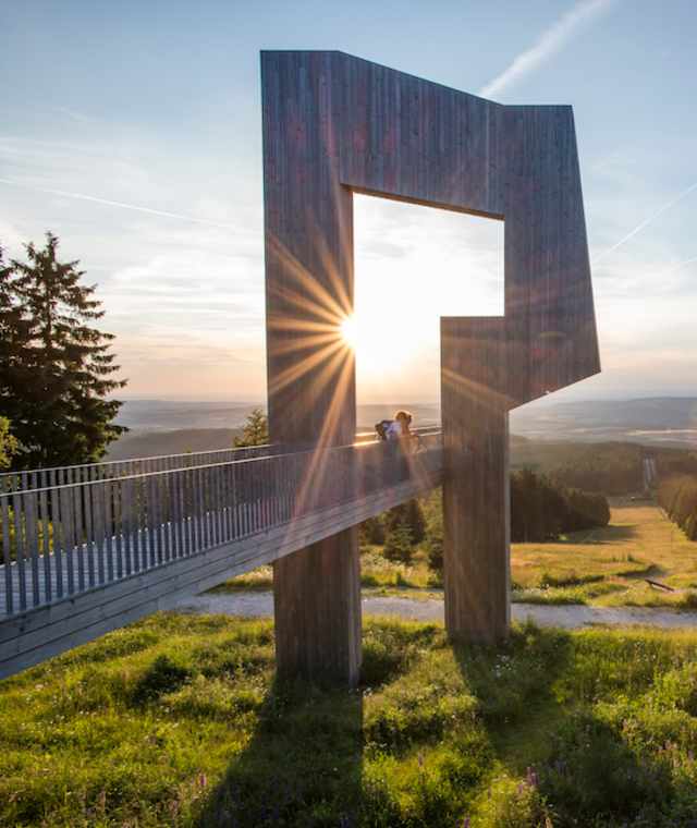 Die Aussichtsplattform am Erbeskopf