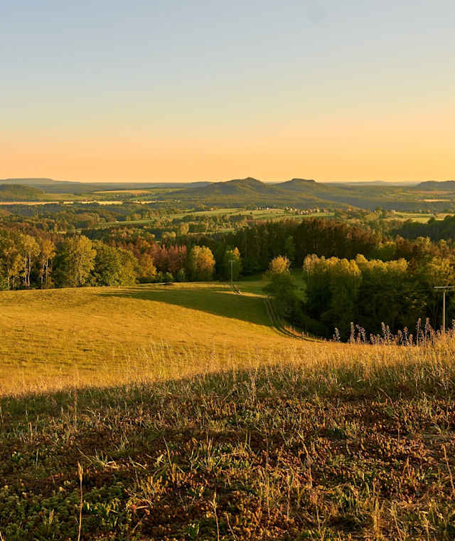 Blick vom Hankehübel