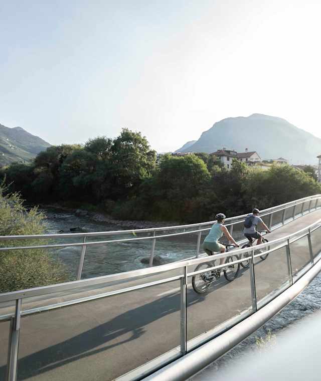 Gravel-Bike Südtirol - Über die Etsch in Bozen
