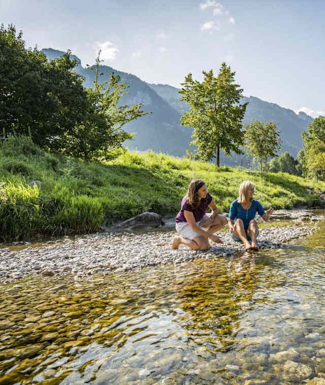 Auszeit am Fluss Prien bei Hohenaschau