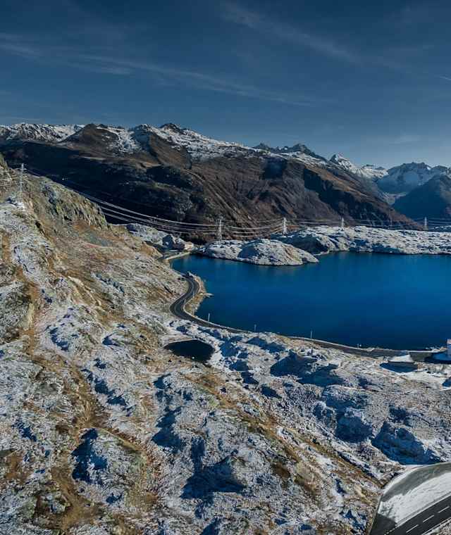 Grimsel aus der Vogelperspektive