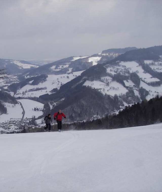 Aufstieg aus Schliefau zum Gruberkogel