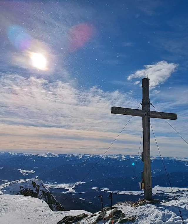 Gipfelkreuz auf der Gumma
