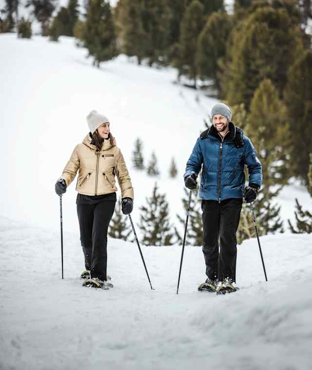 Am Schneeschuhtrail Zirbenwald in Hochgurgl