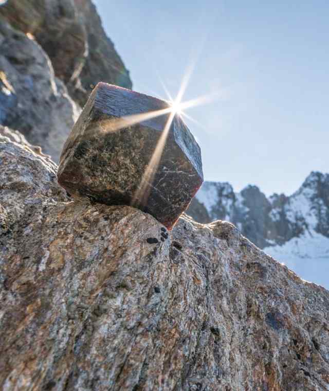 Der Granat im Naturpark Ötztal