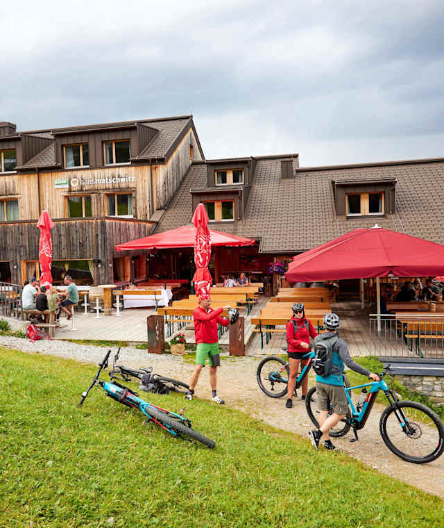 Das Haus Matschwitz ist auch mit dem E-Bike gut erreichbar.
