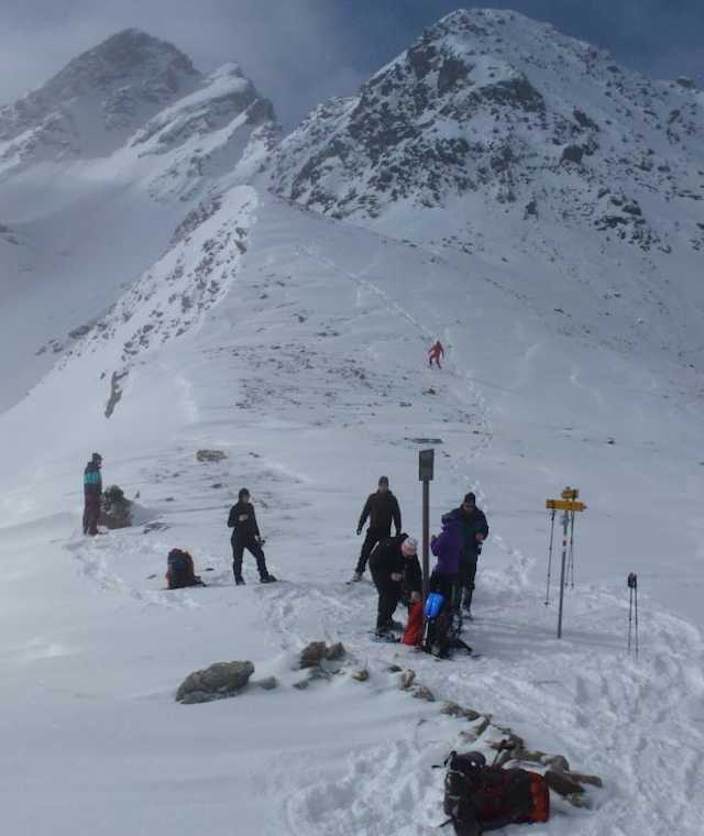 Auf dem Ritzen Joch