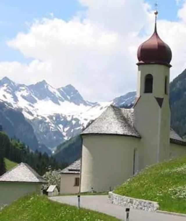 Die Kirche von Hinterhornbach