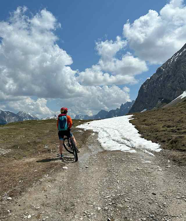 Hochalmsattel nach dem Karwendelhaus