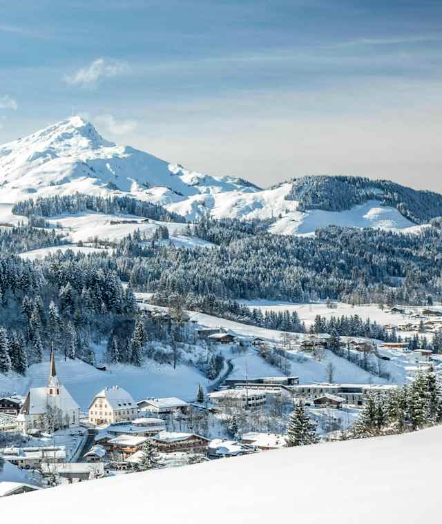 Winterpanorama Fieberbrunn