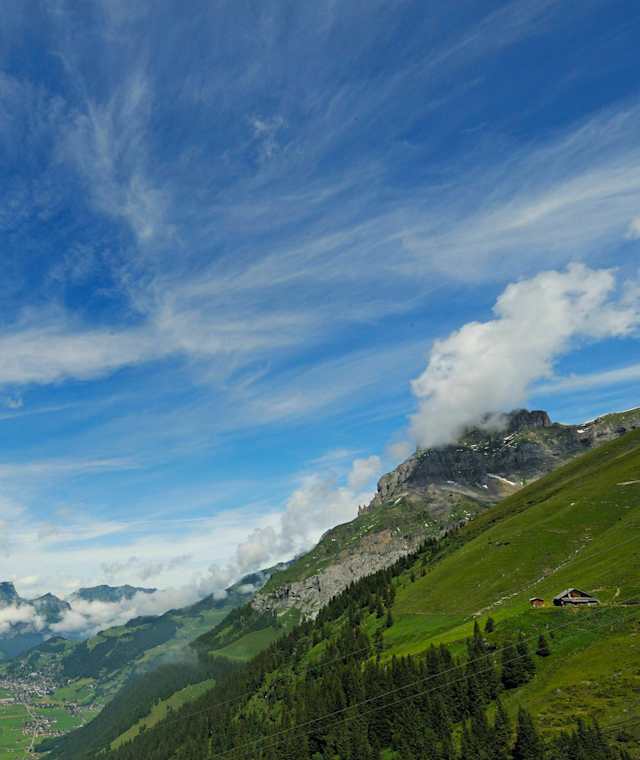 Grandiose Aussicht ins Tal