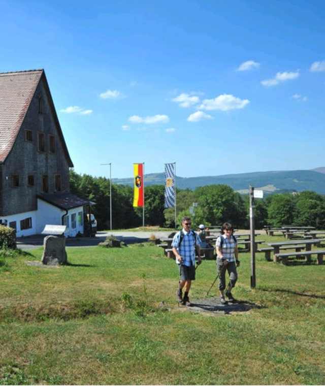 Hüttentour in den Schwarzen Bergen am Rhön