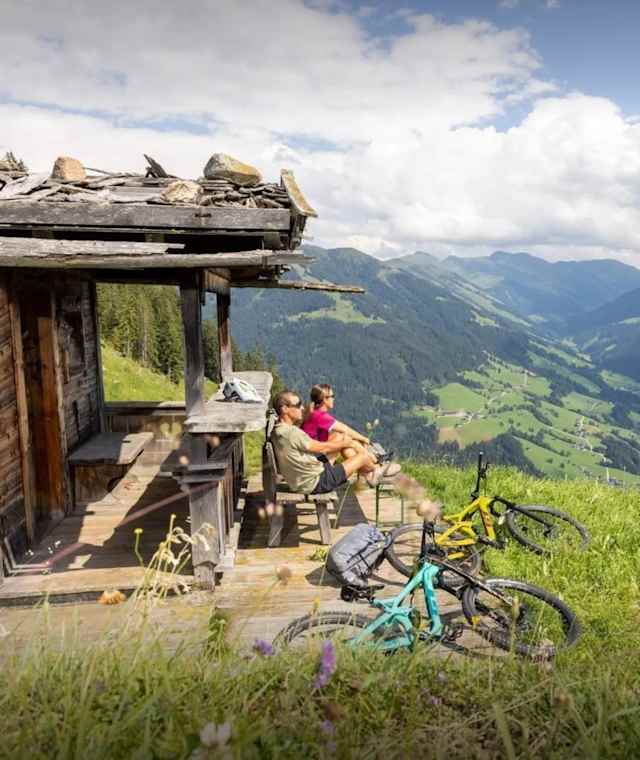 Hütte bei Bischoferjoch
