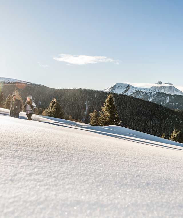 Winterwanderung auf die Lüsner Alm