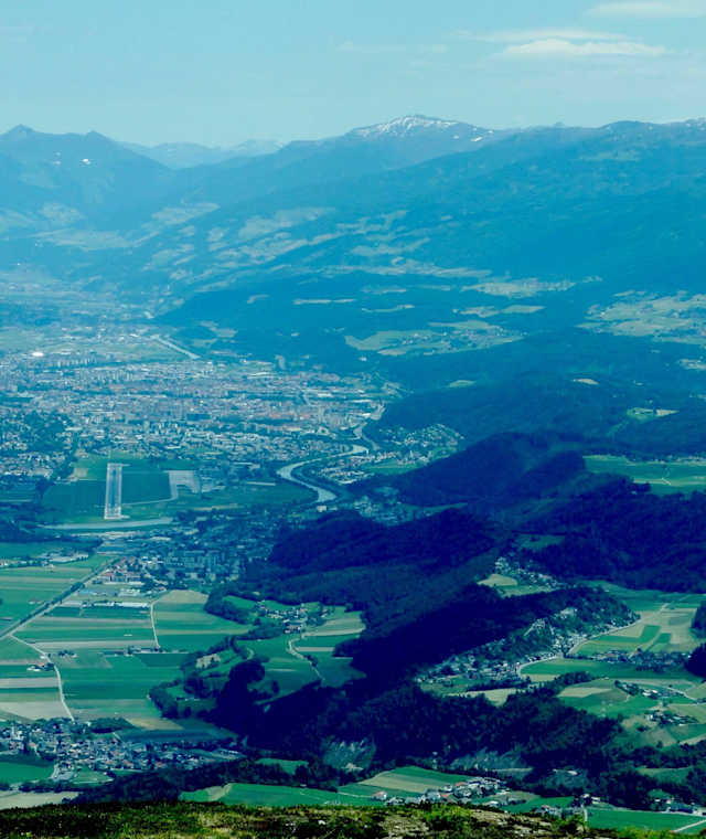 Ausgangspunkt für den Innradweg Tiroler Unterland ist die Landeshauptstadt Innsbruck