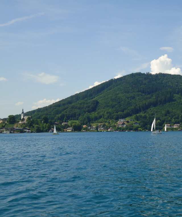 Blick auf den Attersee