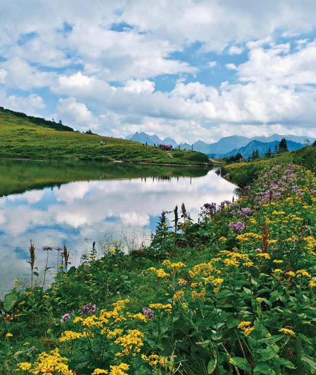 Der natürlich entstandene Schlappoldsee ist ein herrliches Kleinod.
