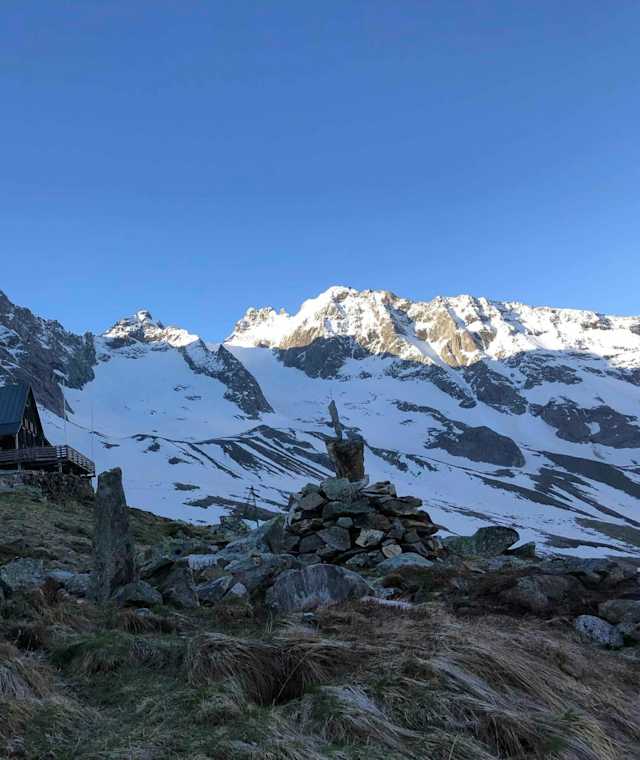 Die Kasseler Hütte in den Zillertaler Alpen 