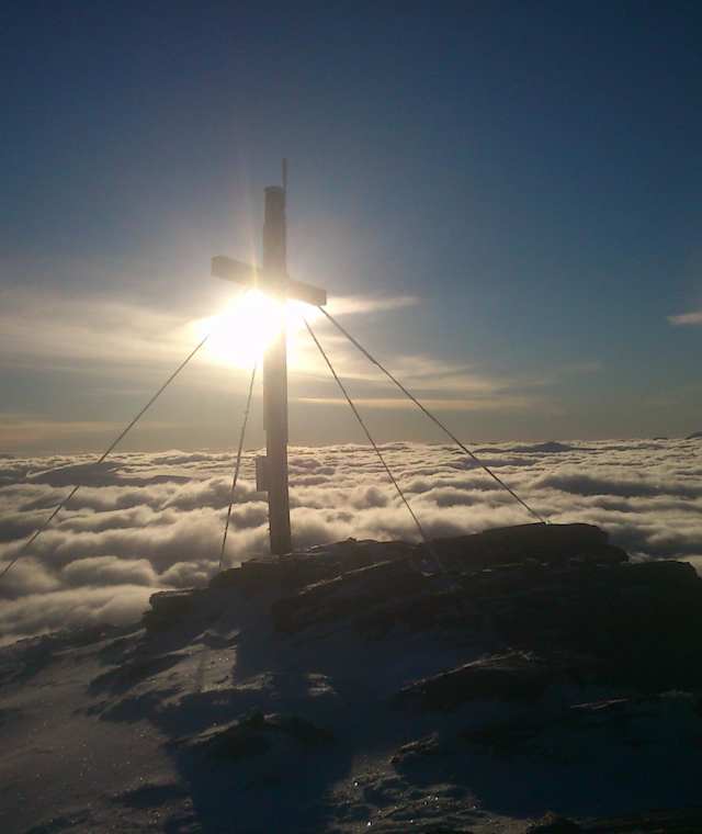 Sonnenaufgang am Kareck