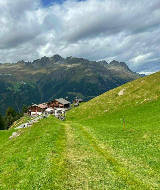 Blick zur Kleblealm