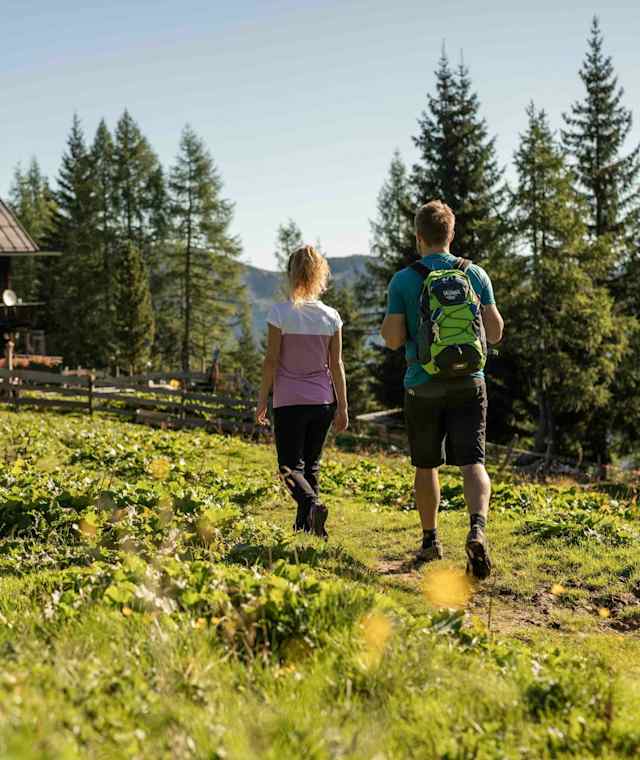 Auf dem Weg zur Kleinarler Hütte