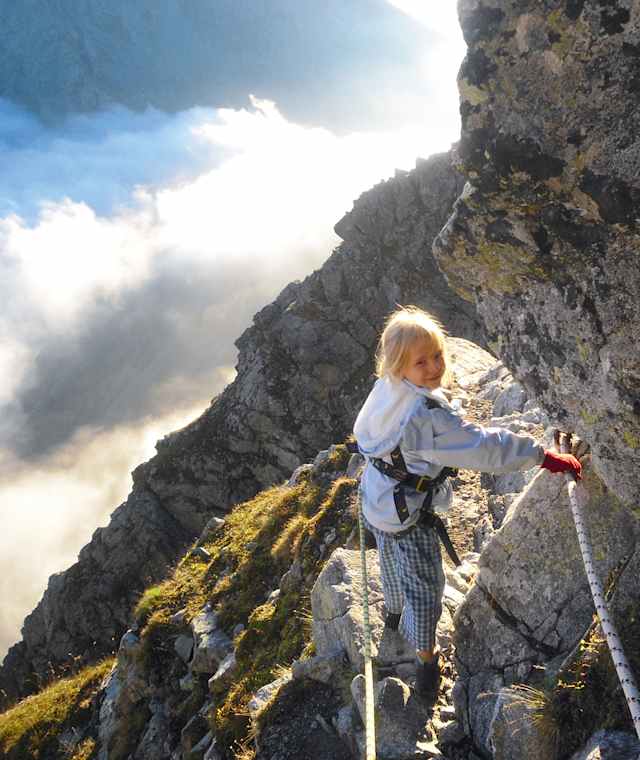 Im Aufstieg zum Großen Ifinger