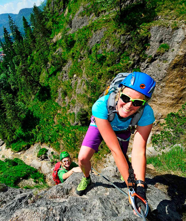 Klettersteig am Hausbachfall