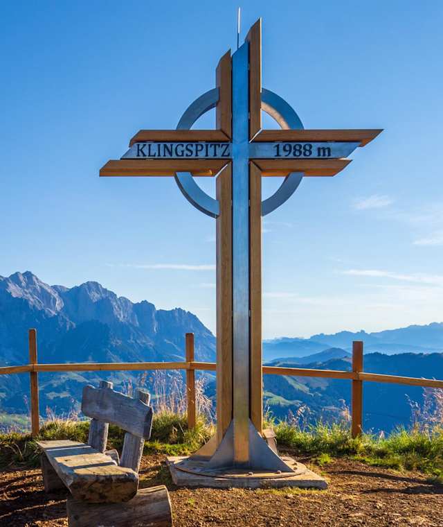 Gipfelkreuz Klingspitz