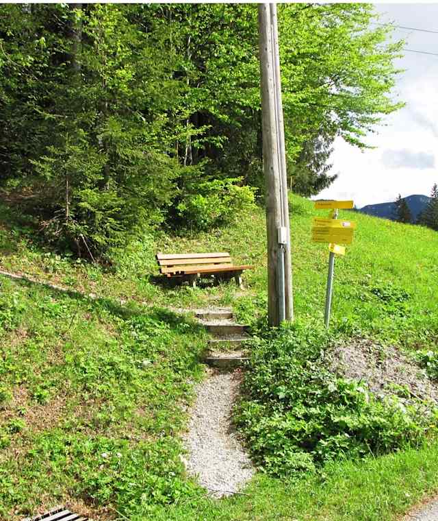 Treppensteig Richtung Kopfberg