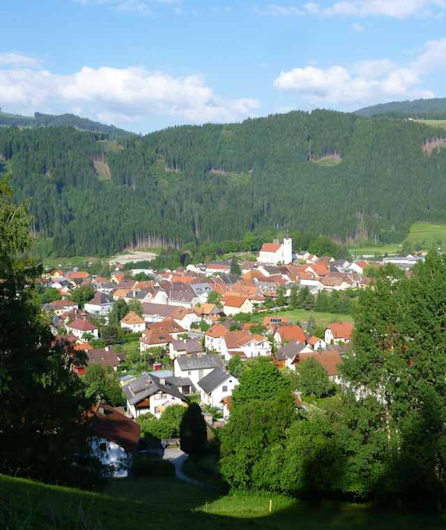 Blick auf Bad St. Leonhard