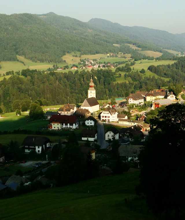 Blick auf Krakaudorf