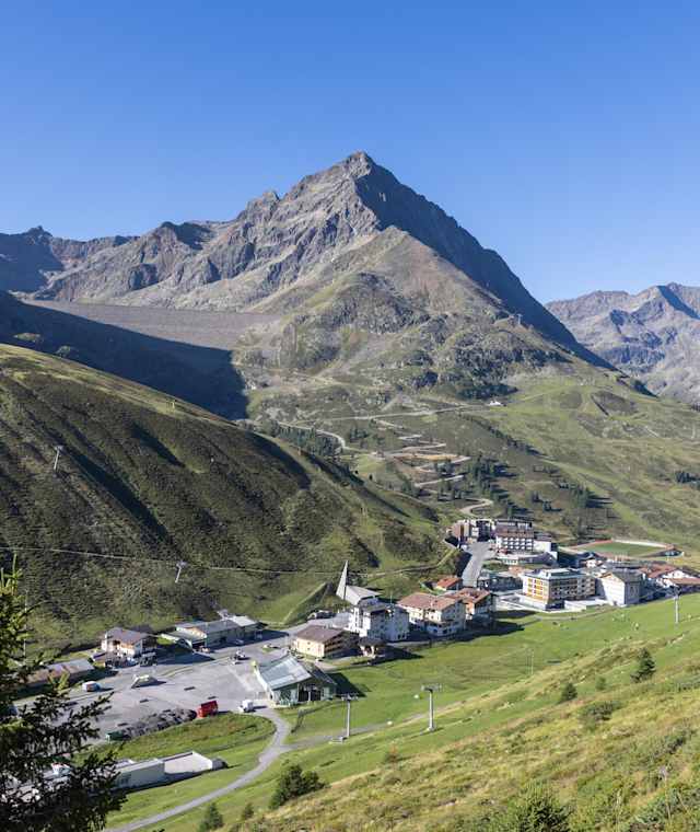 Blick auf Kühtai