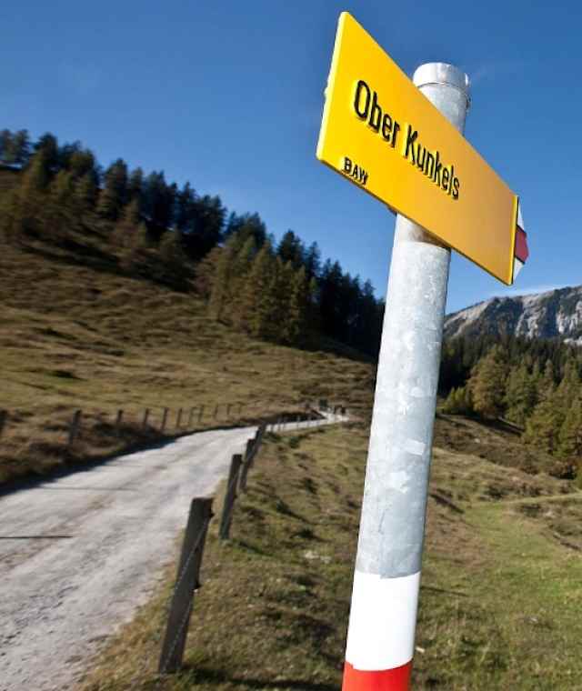 Aufstieg zum Kunkelspass