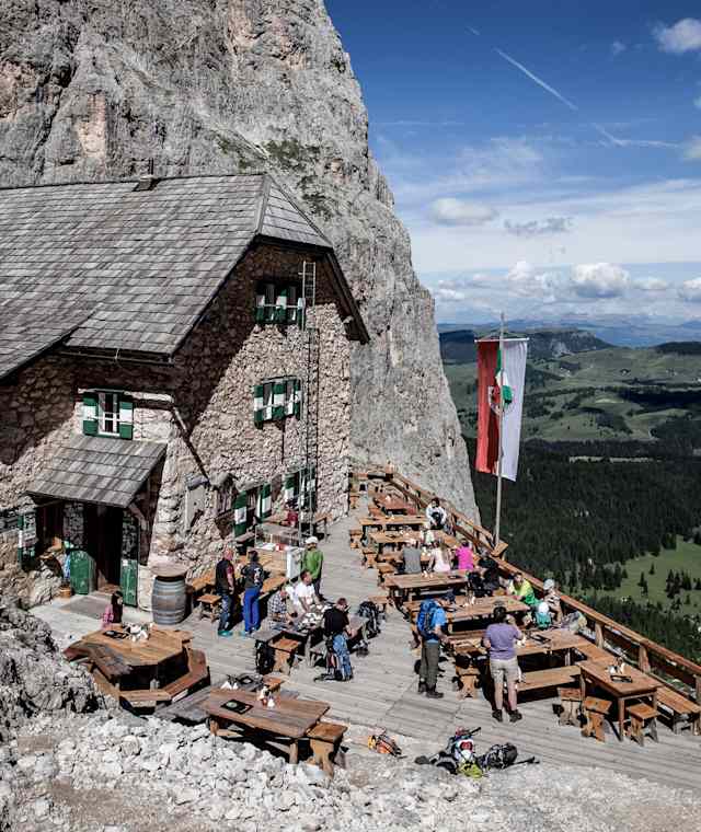 Die Langkofelhütte