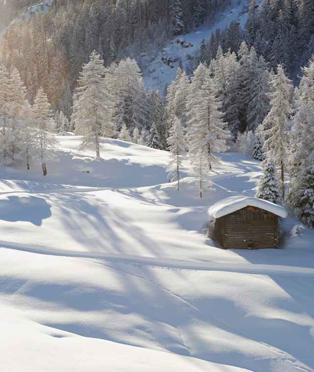 Anstieg am Dischma Uphill