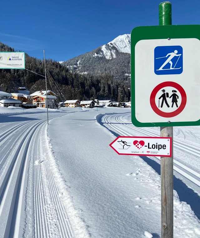Herzloipe Klosters