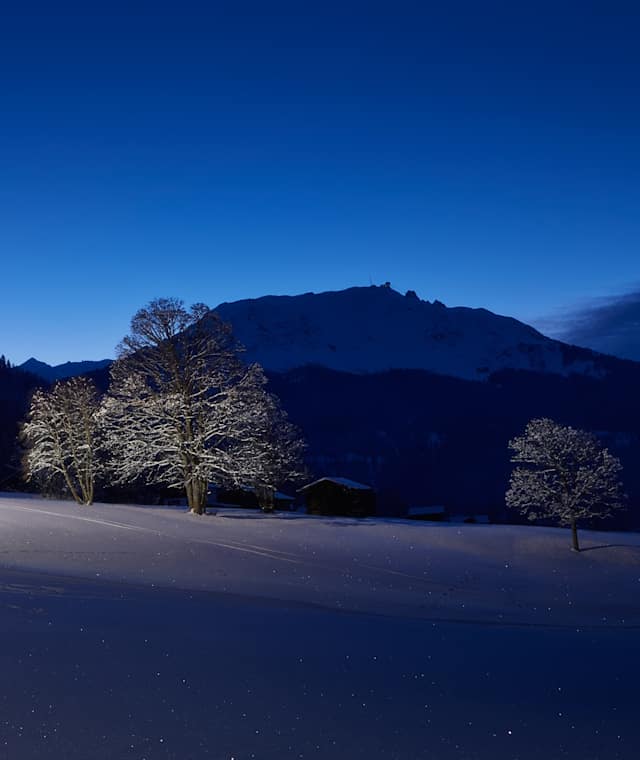 Auf der Nachtloipe von Klosters