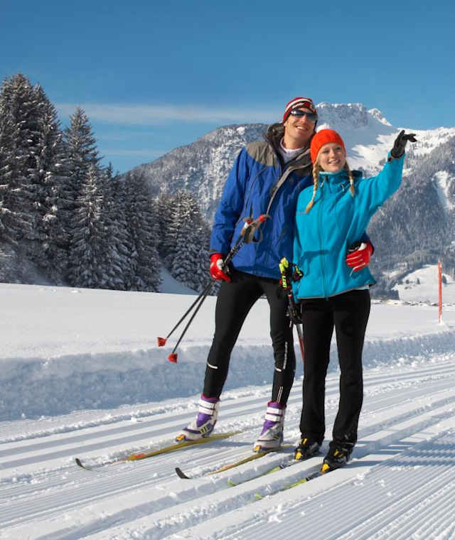 Langlaufen in der Naturparkregion Reutte