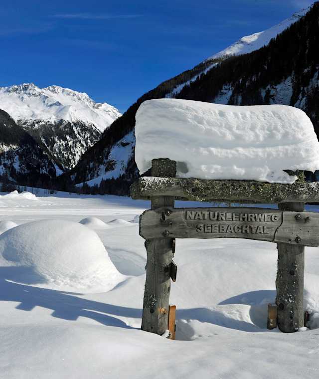 Langsam dringt die Sonne bis zum Talgrund herab . . .