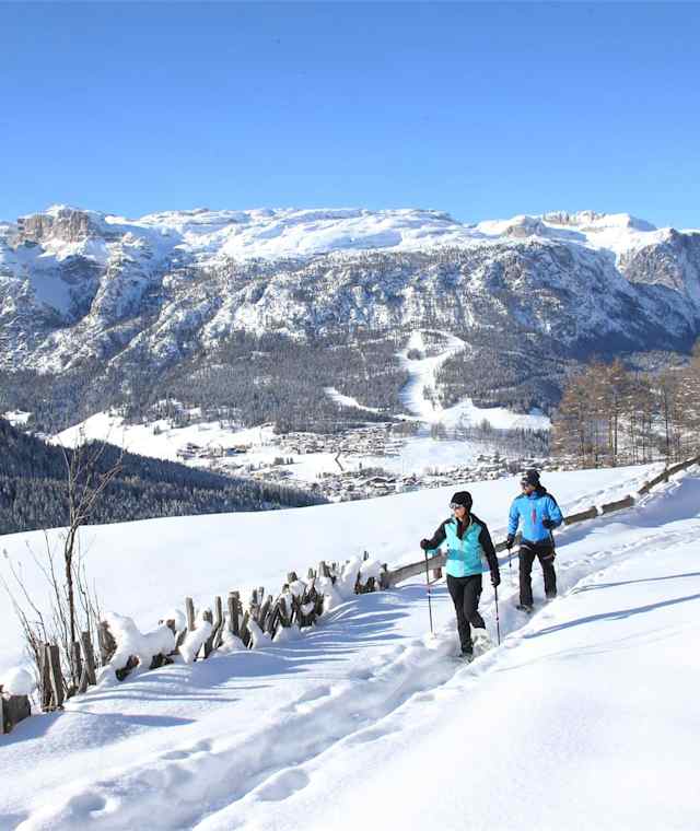 Winterwanderung auf dem Lärchenweg