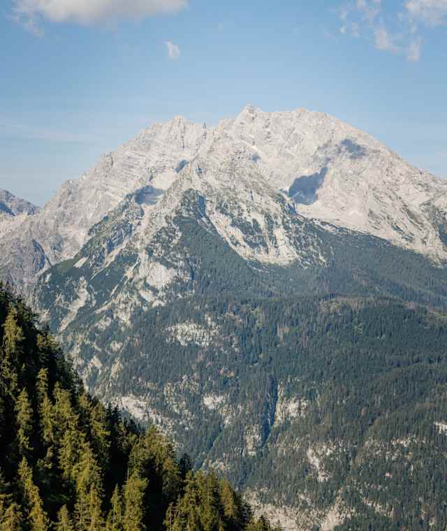 Blick auf den Watzmann