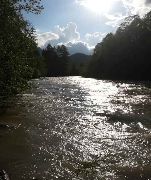 Der Lech bei Steeg