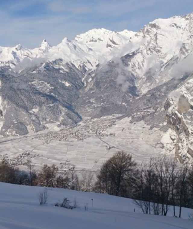 Winterwanderung Les Crêtes - Le Dzoc
