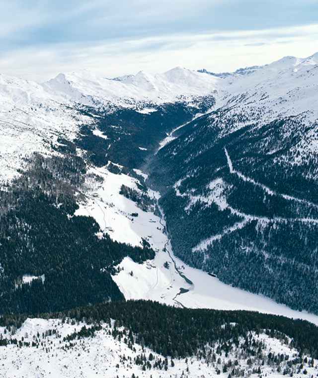 Schöne Bergwelt des Sarntales